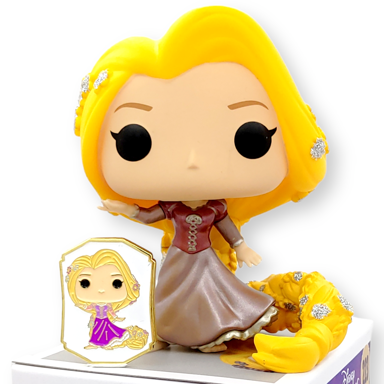 FUNKO POP終極公主<魔髮奇緣>樂佩公主(金鑽版連襟章) -No.223