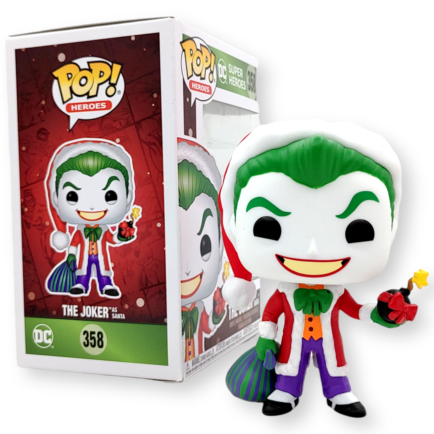 FUNKO POP<解瘋小丑女>小丑(聖誕版)-No.358