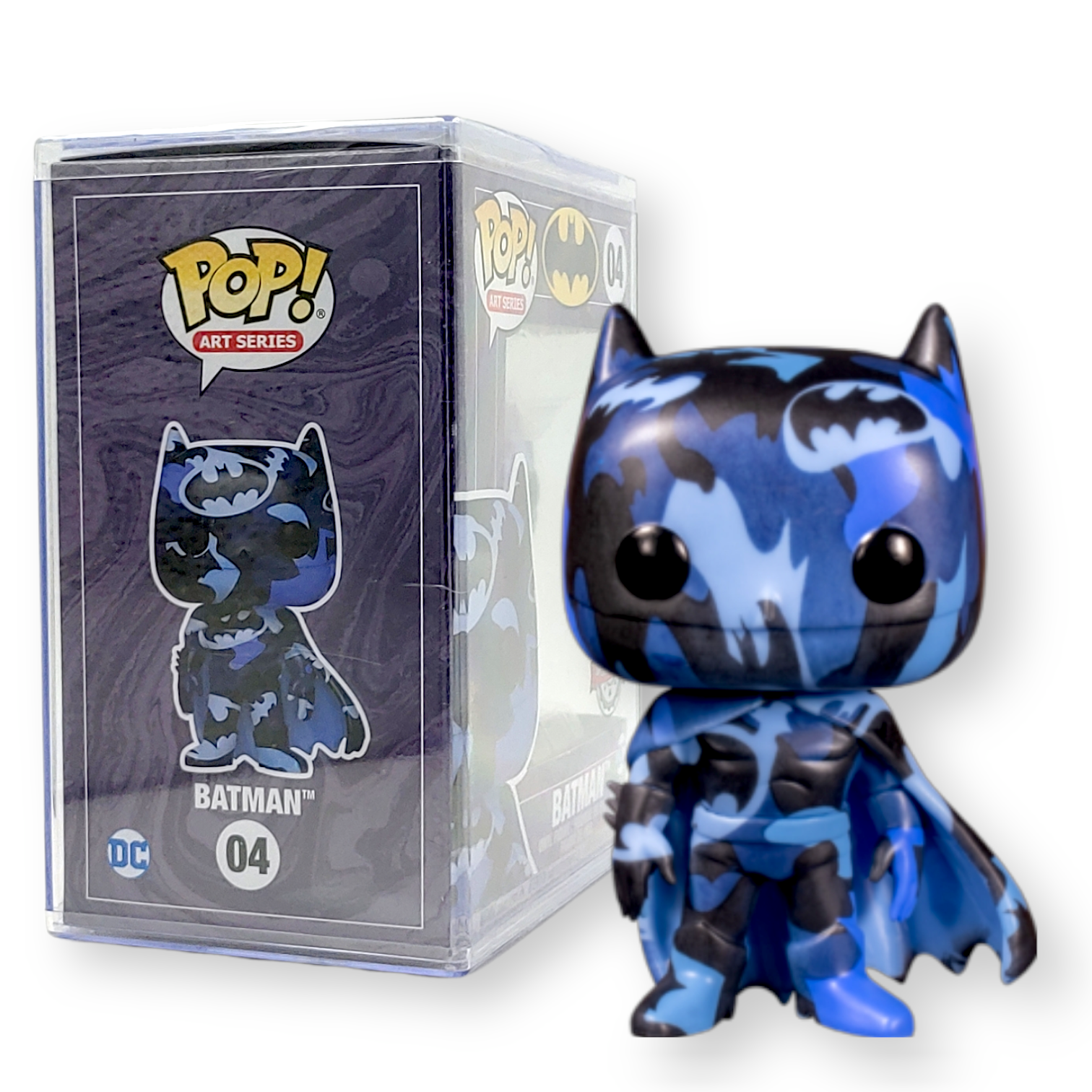 FUNKO POP<蝙蝠俠>蝙蝠俠(藍黑藝術版)-No.04