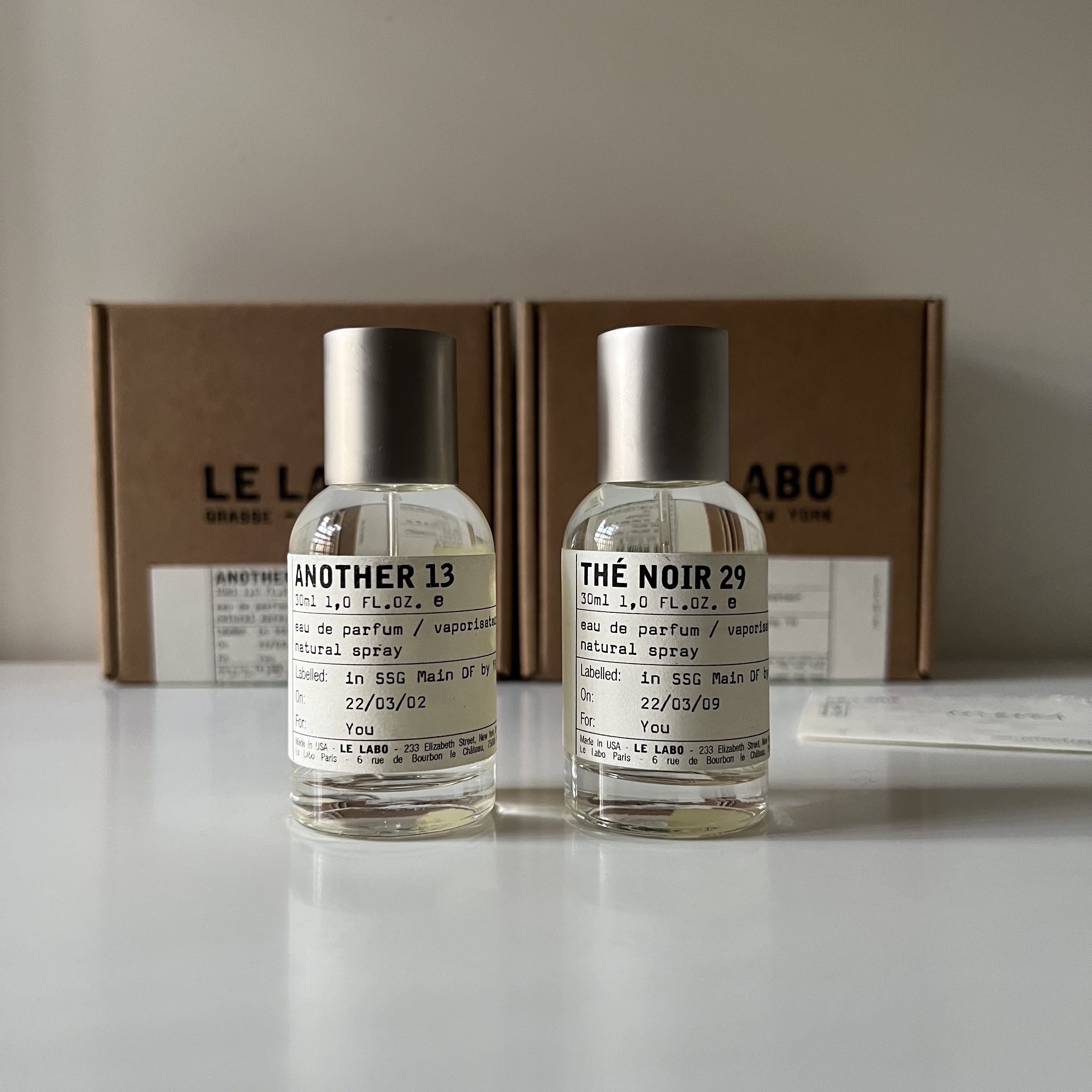 限量現貨】Le labo｜淡香精30ml（Another 13／Noir 29／Santal 33）