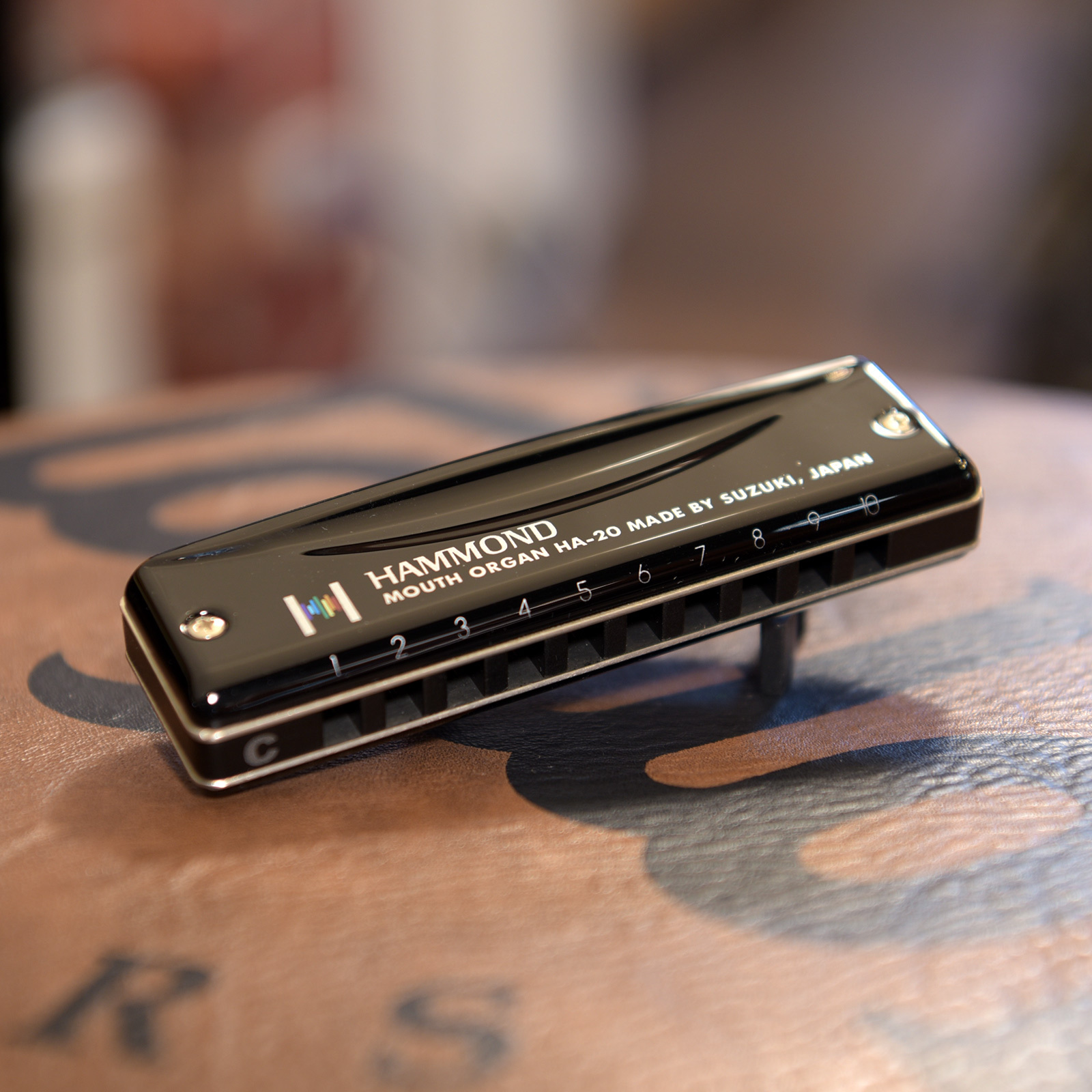 SUZUKI HA-20C 民謠10孔口琴 鋁合金 HA-20