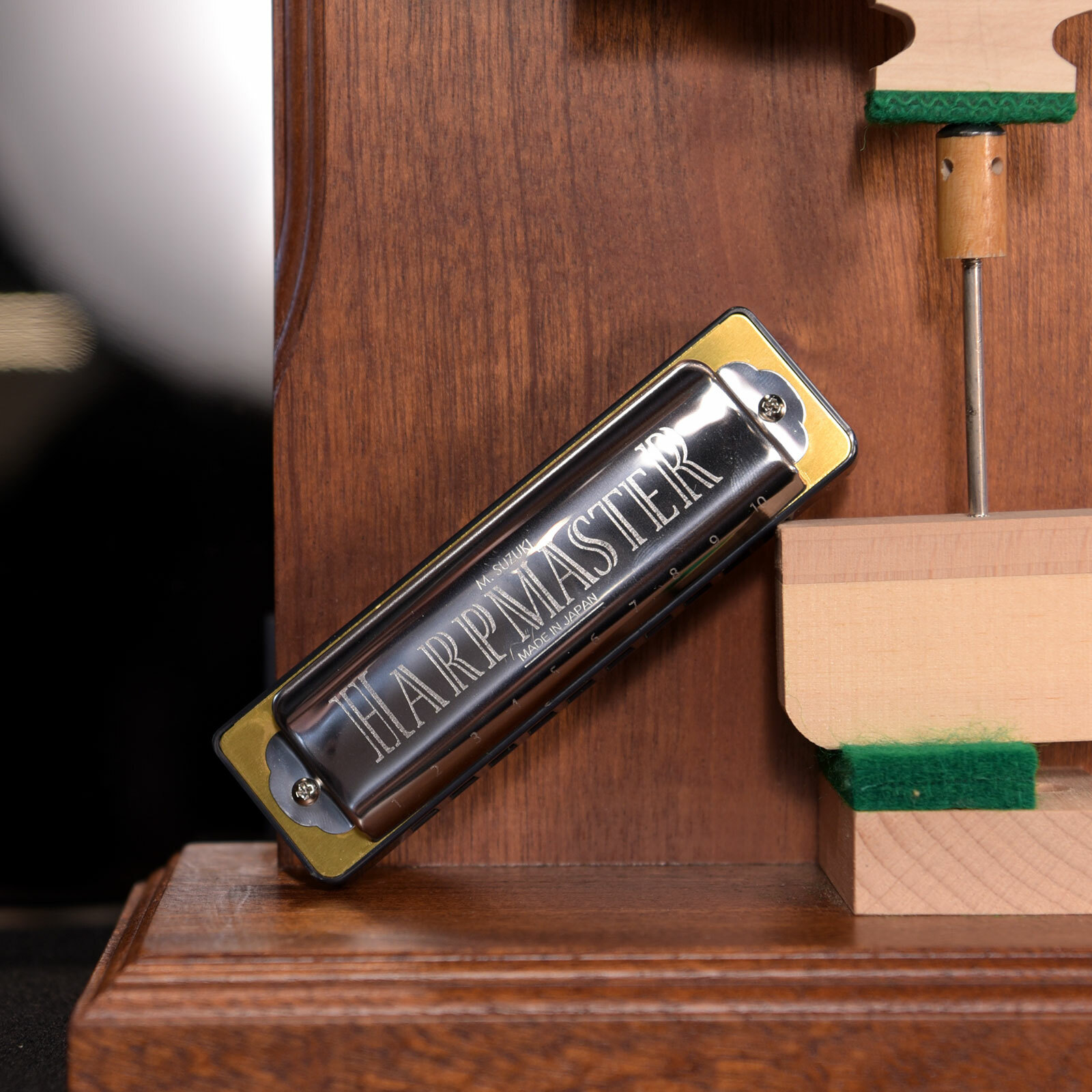 SUZUKI MR-200 民謠10孔口琴 HARP MASTER