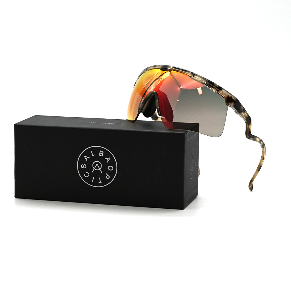 ALBA OPTICS フレーム＋レンズ2枚 SEQUOIA サングラスケース（ALBA 