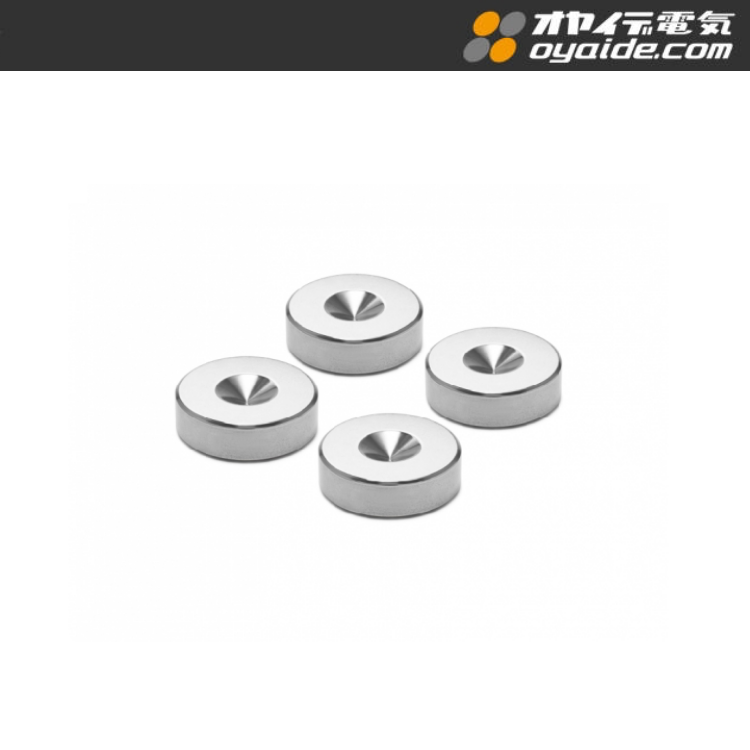 Oyaide INS-SP Stainless Spike Base Insulator (1 Set)