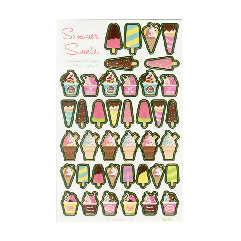 Ryu-Ryu Sticker－Collect Seals Series (Japanese Stationery Brand)