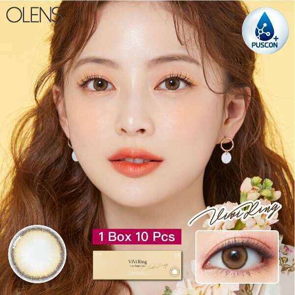 OLENS Vivi Ring 1 Day  日拋彩妝隱形眼鏡｜每盒10片 (Beige/Brown/Choco/Gray/Pink)