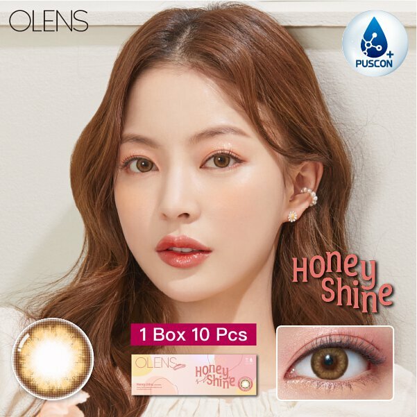 O-LENS Honey Shine 1 Day 日拋彩妝隱形眼鏡｜每盒10片 (Brown/Gray)