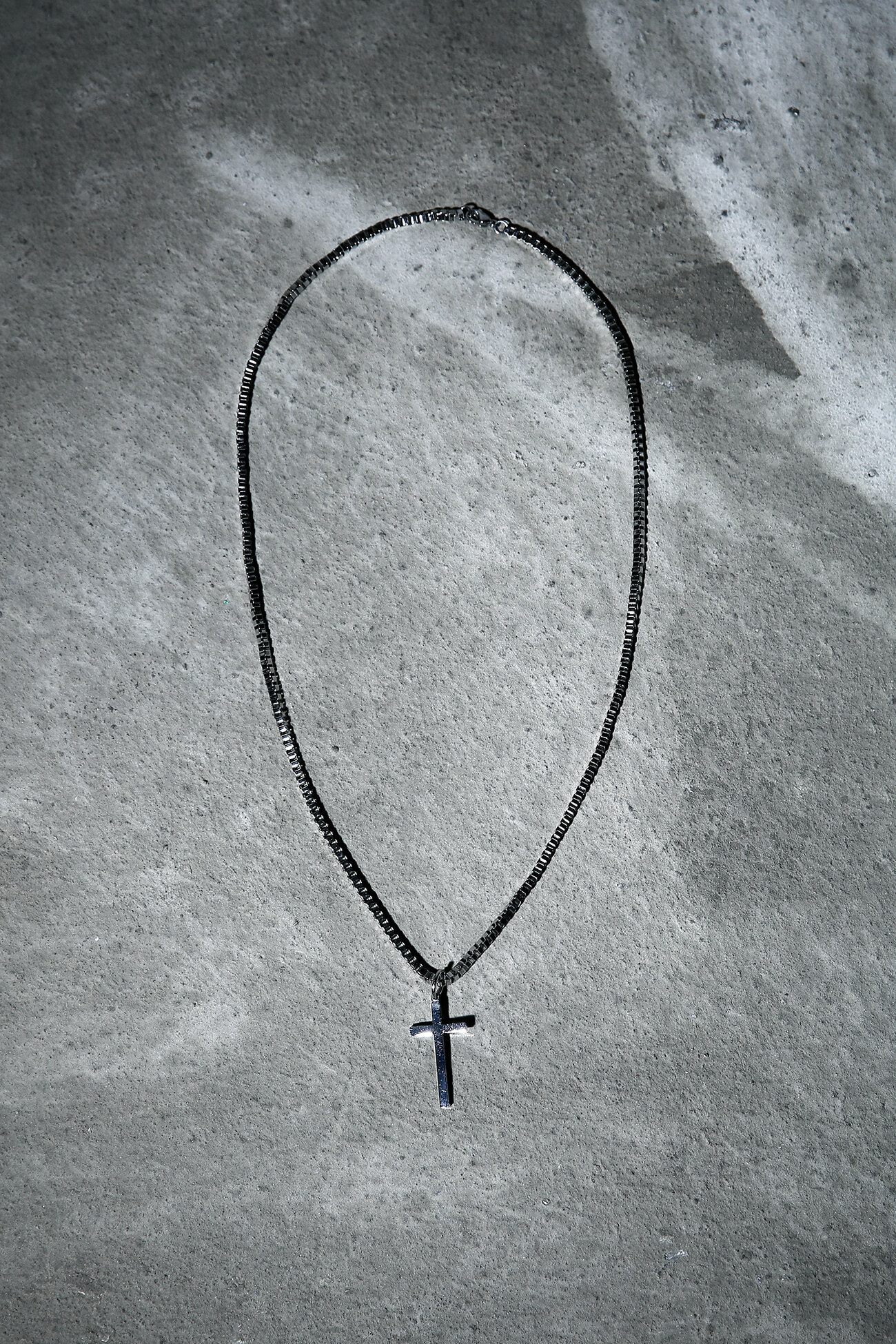 Cross鏈條手術不鏽鋼十字架吊墜項鍊