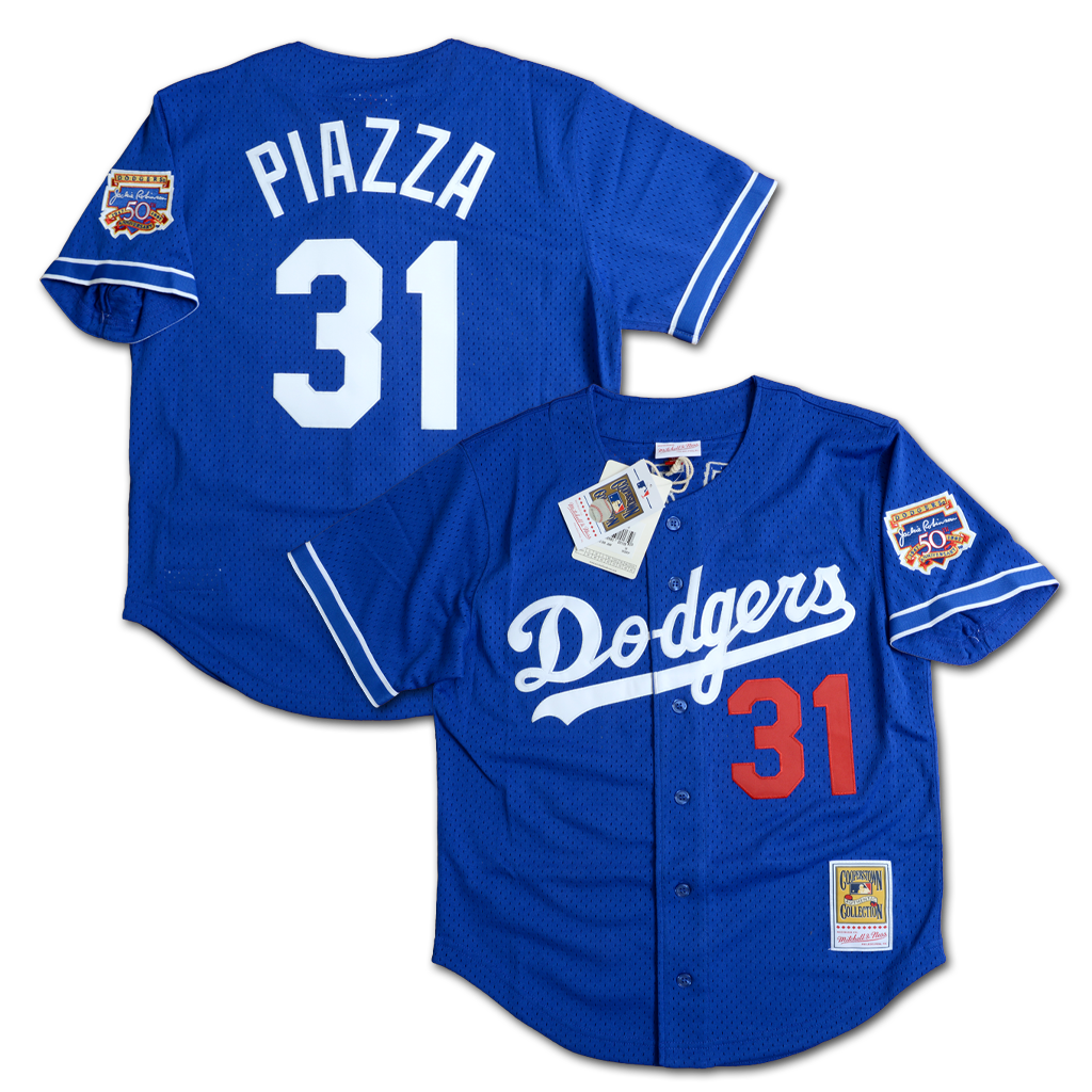 Mitchell & Ness 洛杉磯道奇隊 Mike Piazza 1997 打擊練習衫 球衣