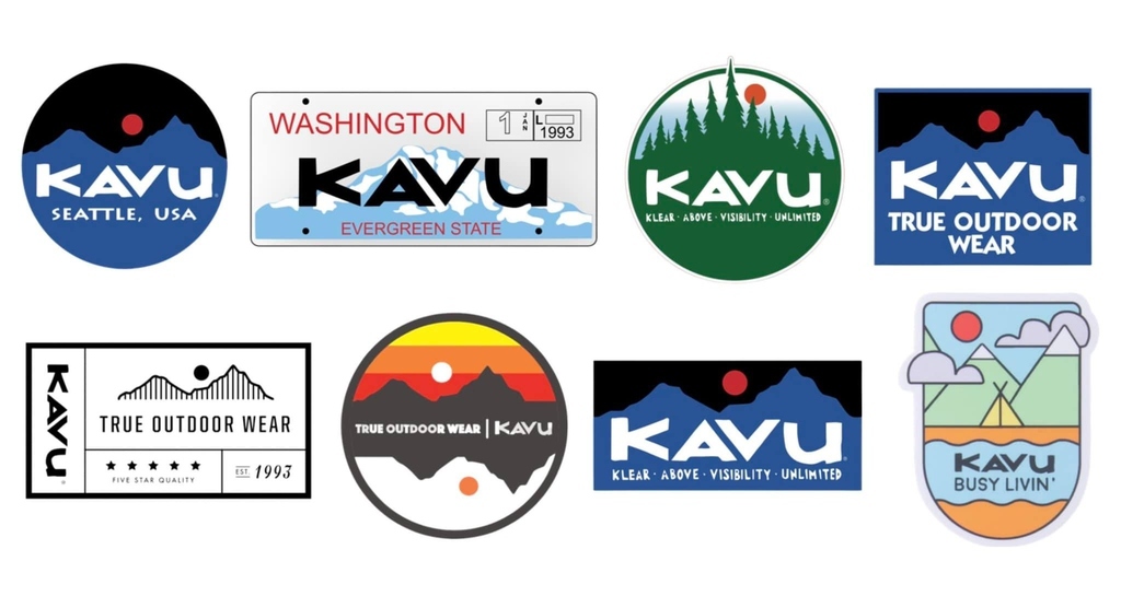 KAVU. STICKER PACK