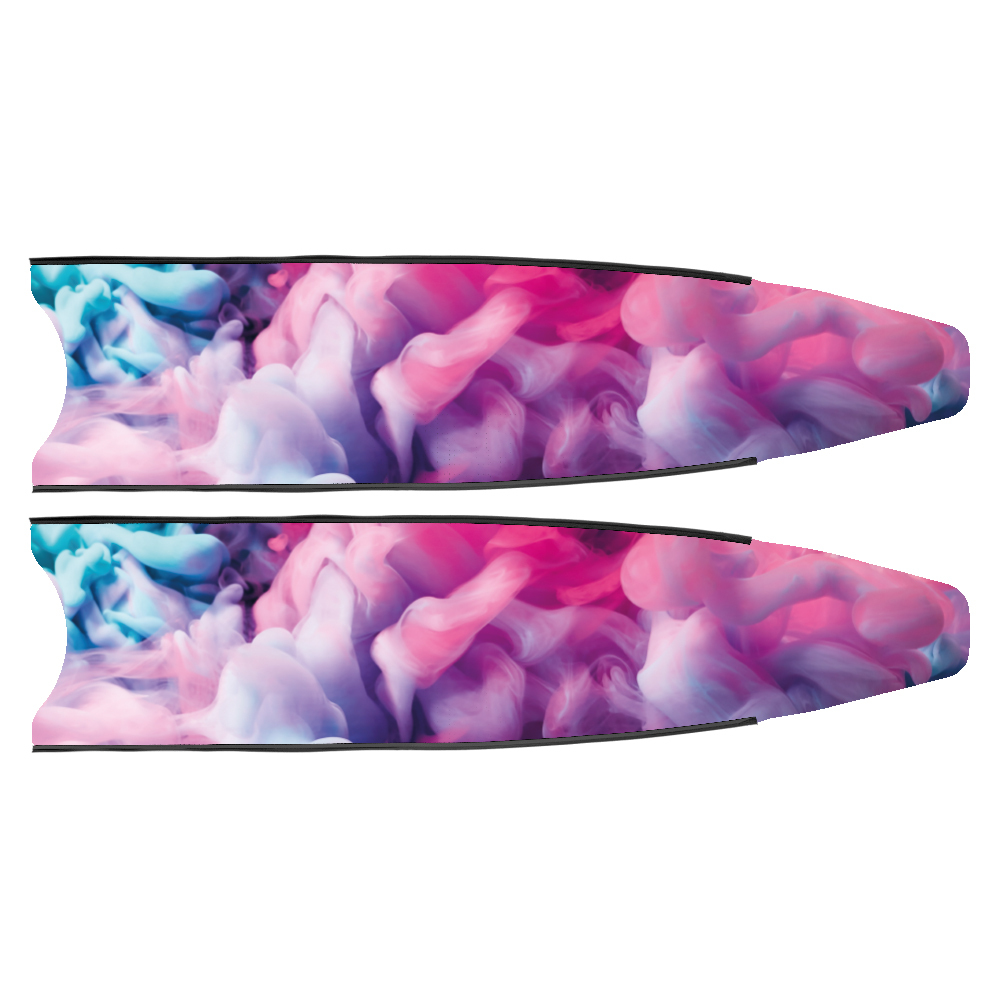▲Leaderfins 玻纖長蛙板-虹彩墨寶-限量版