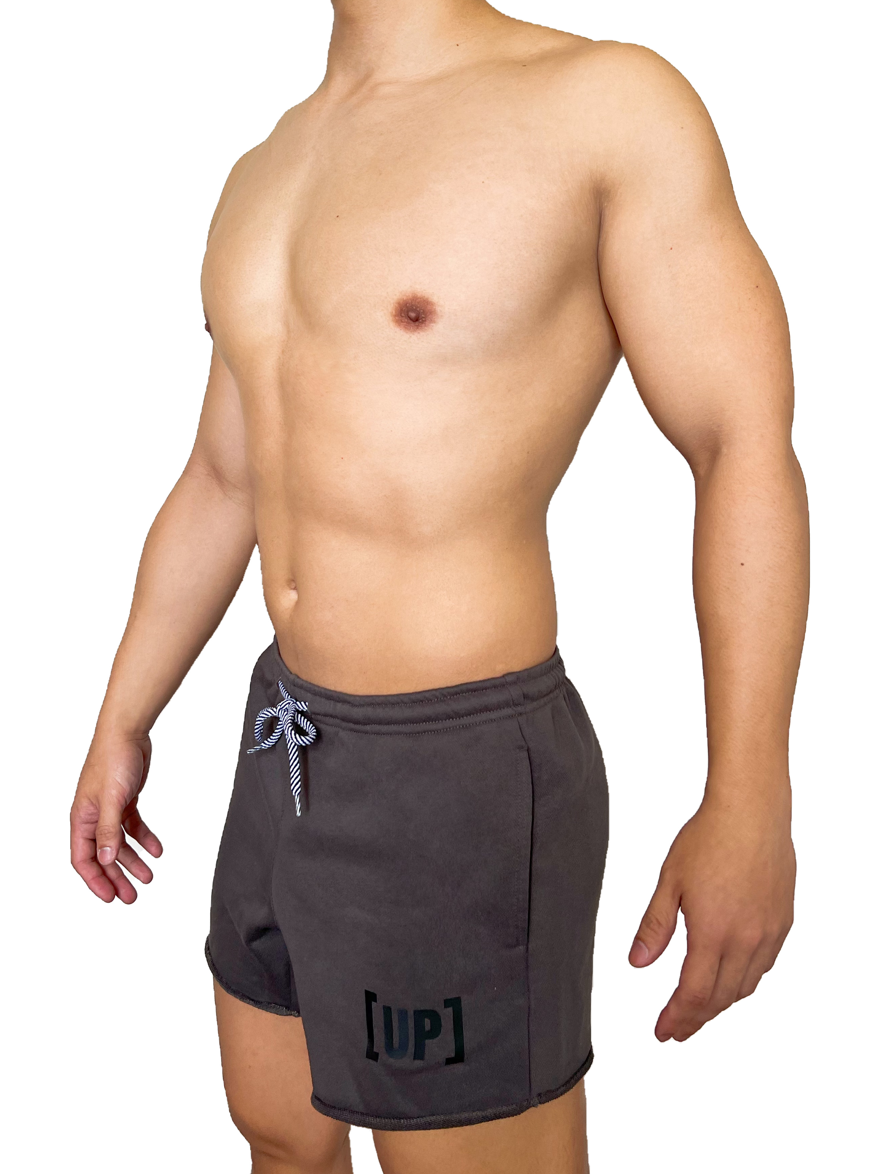 載譽回歸 - Cotton UP 全棉短褲 炭灰色