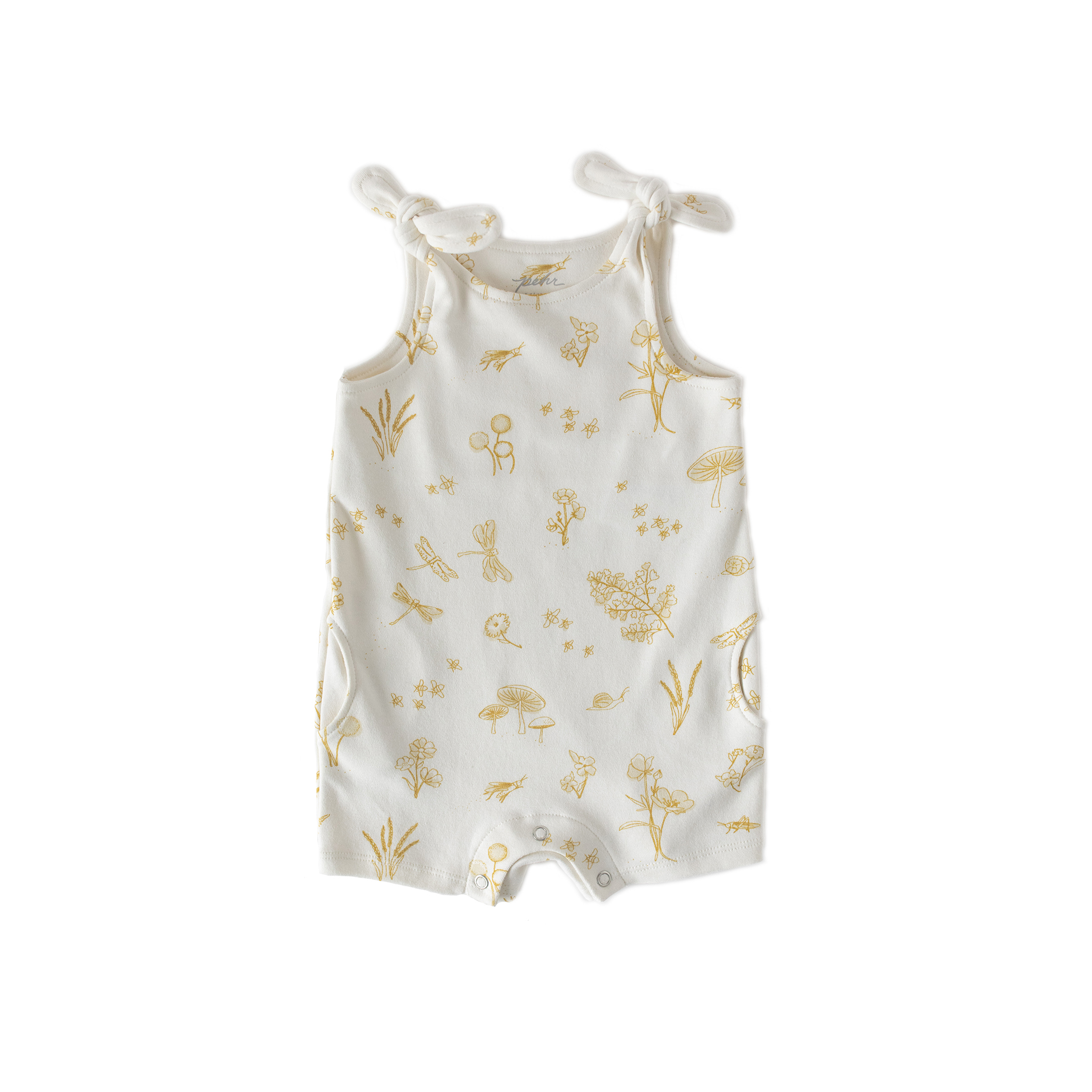 PEHR - Tie Shoulder Romper（Botanica）