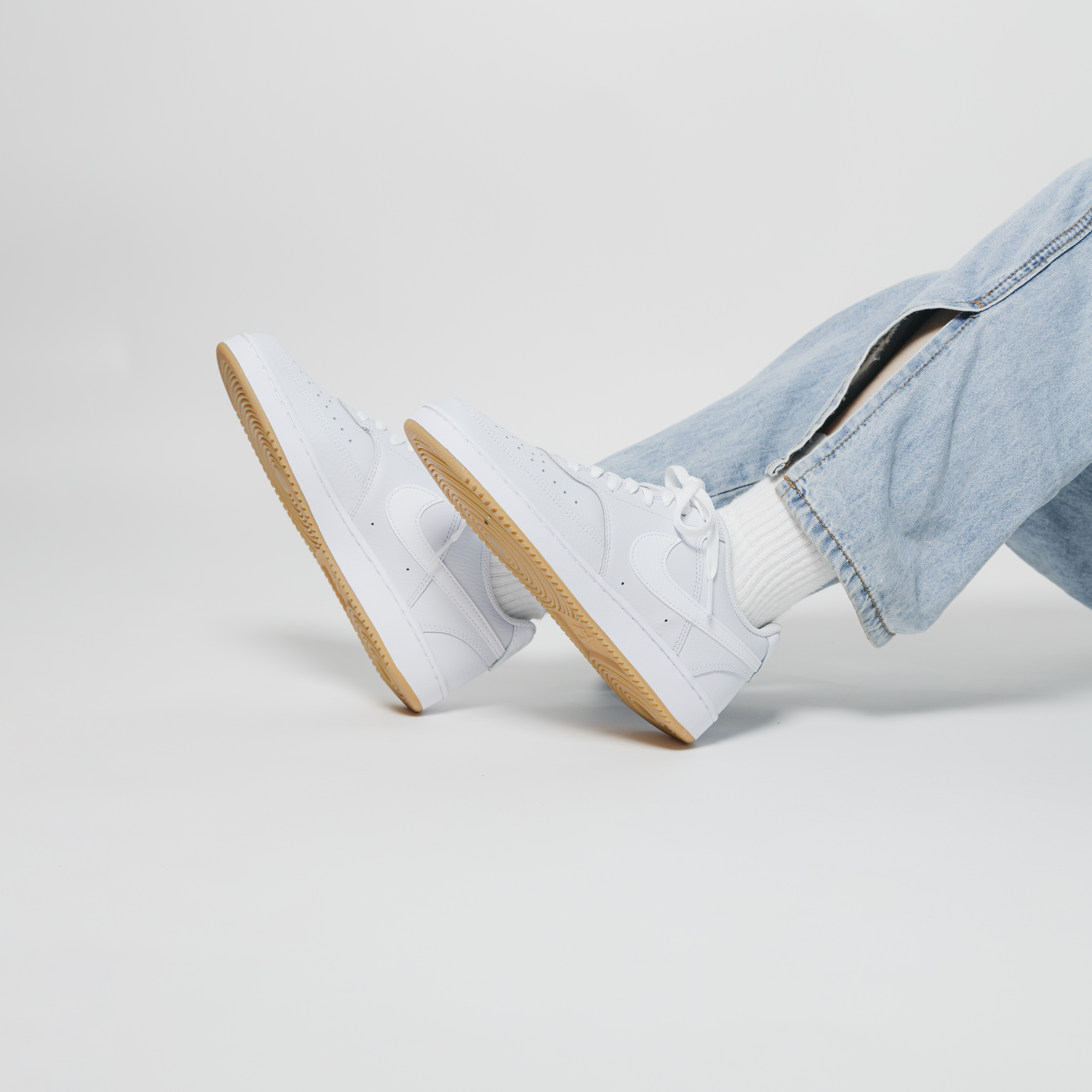 -(E15c)-WMNS NIKE COURT VISION LOW 薰衣草 淡紫色 焦糖底-CD5434 501