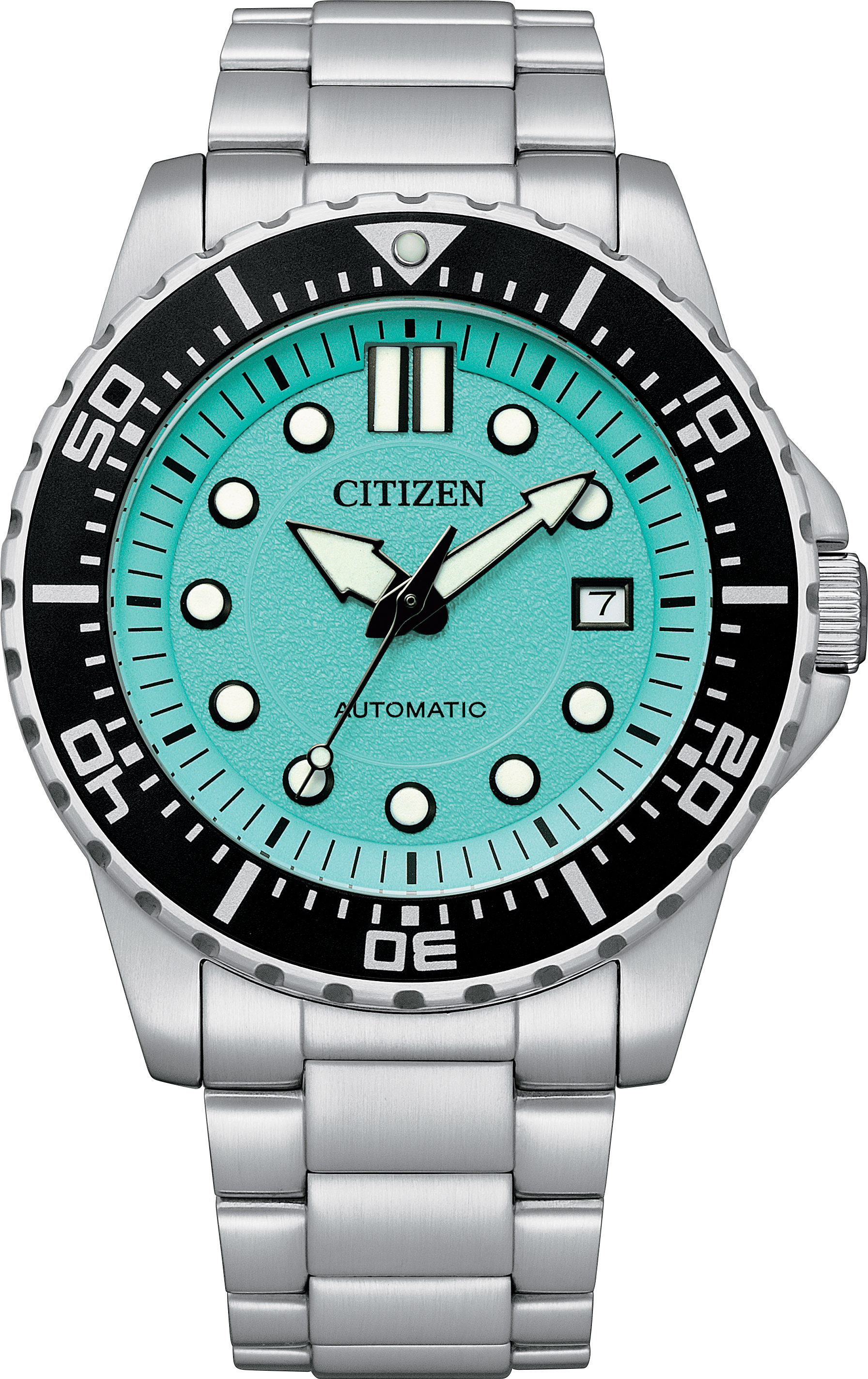 萬年鐘錶 - Citizen 星辰錶  湖水系列 自動上鍊機械男錶  NJ0170-83X  錶徑43MM