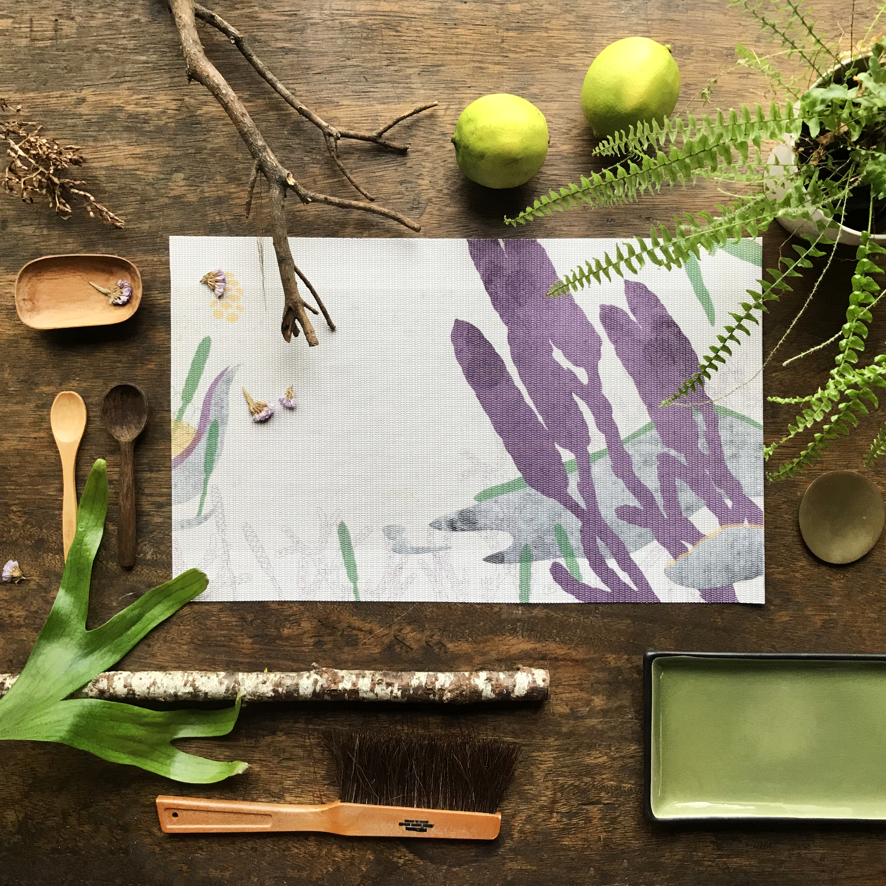 台灣 只有蕨｜蕨類風景餐桌墊