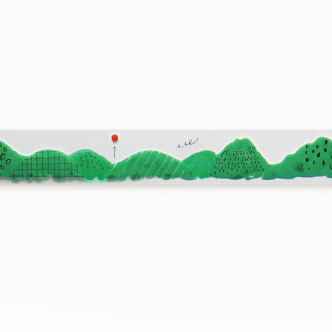 Hyogensha 20mm Clear Masking Tape－Subikiawa Series (Japanese Stationery Brand)