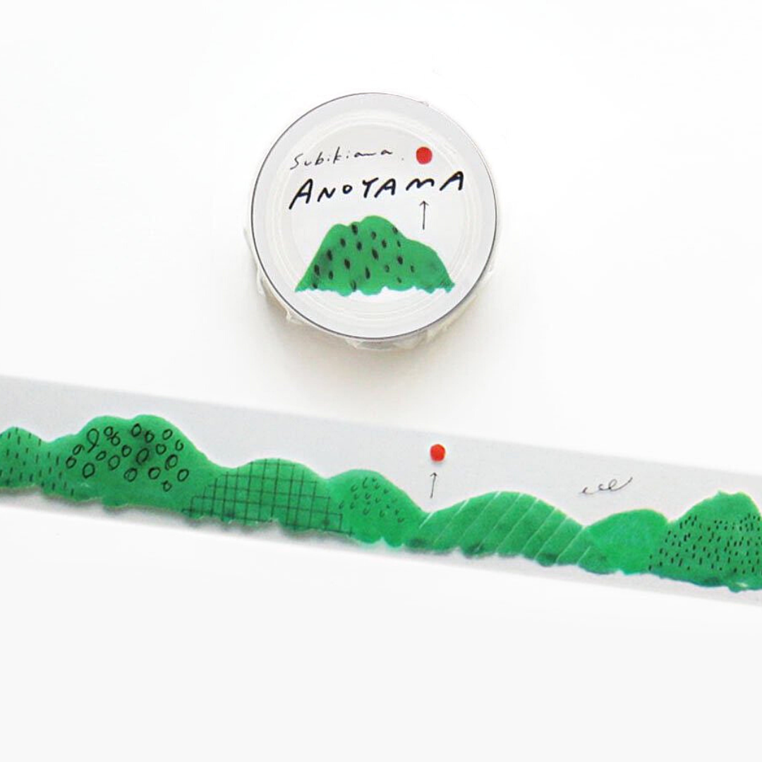 Hyogensha 20mm Clear Masking Tape－Subikiawa Series (Japanese Stationery Brand)