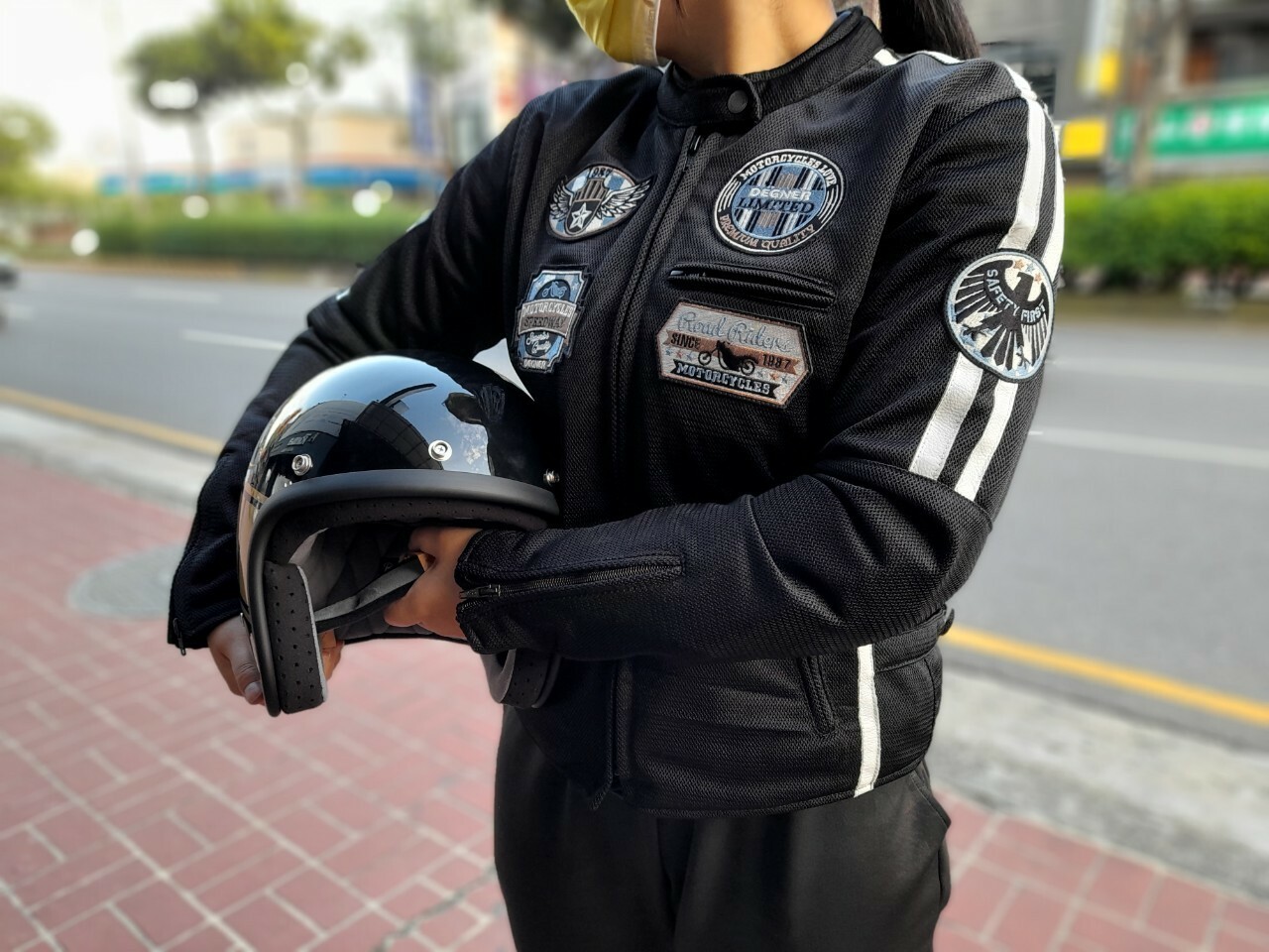 DEGNER FR22SJ-6 BLACK 黑 女版 夏季防摔衣