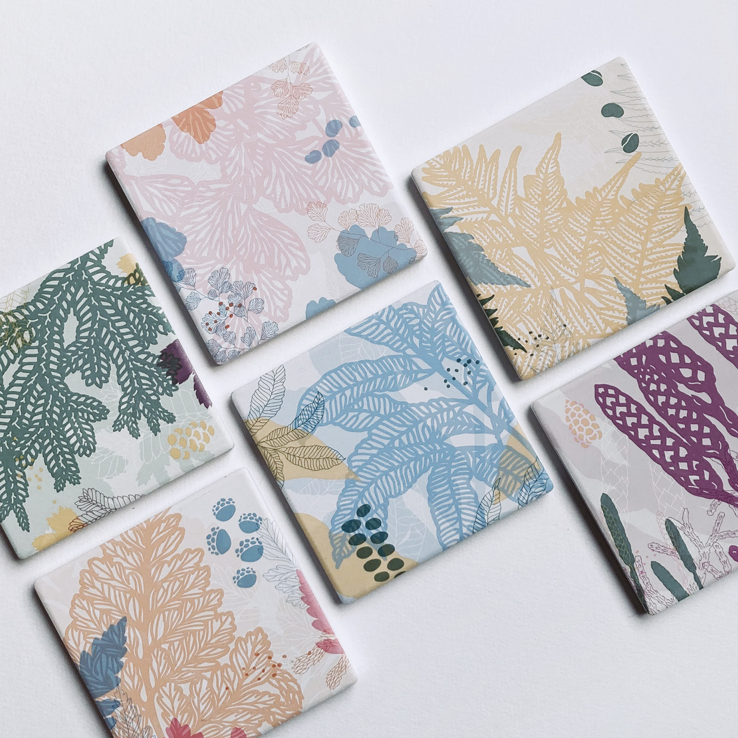 台灣 只有蕨｜蕨色陶瓷杯墊