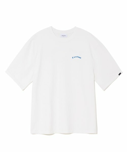 COVERNAT 藍LOGO 短袖 白色