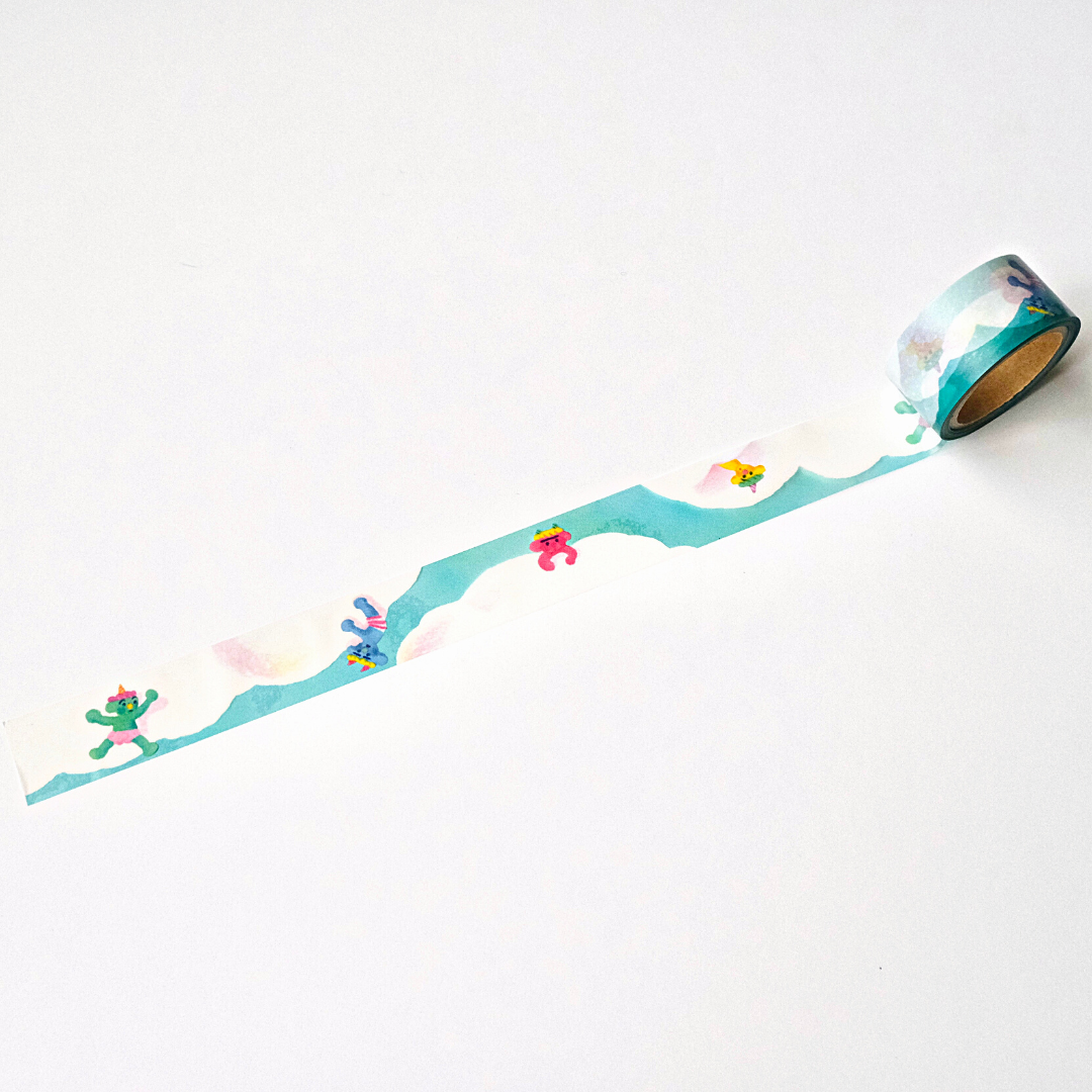 Hyogensha 20mm Clear Masking Tape－Itoi Yuki Series (Japanese Stationery Brand)
