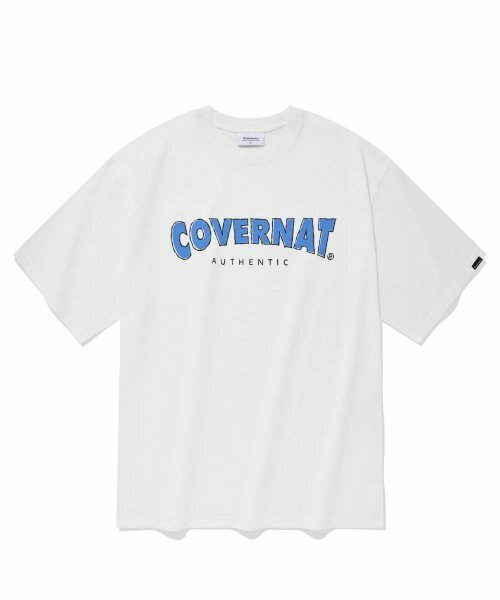 COVERNAT 繪圖LOGO T恤 短袖 白色