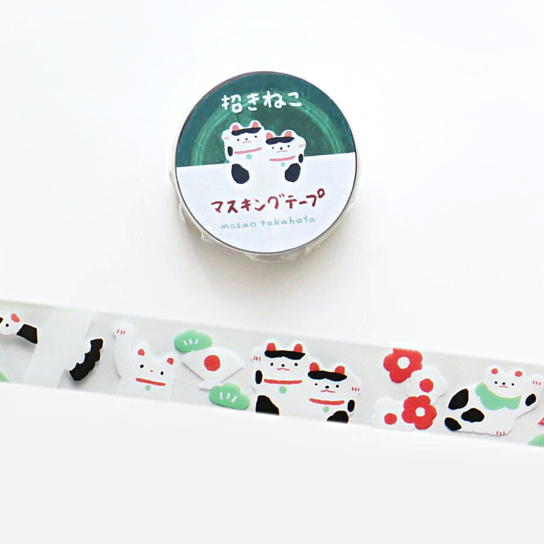 Hyogensha 20mm Clear Masking Tape－ Masao Takahata Series (Japanese Stationery Brand)