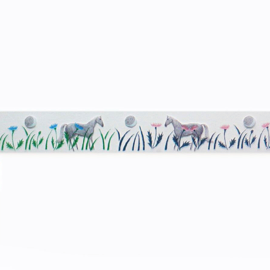 Hyogensha 20mm Clear Masking Tape－Nishi Shuku Series (Japanese Stationery Brand)