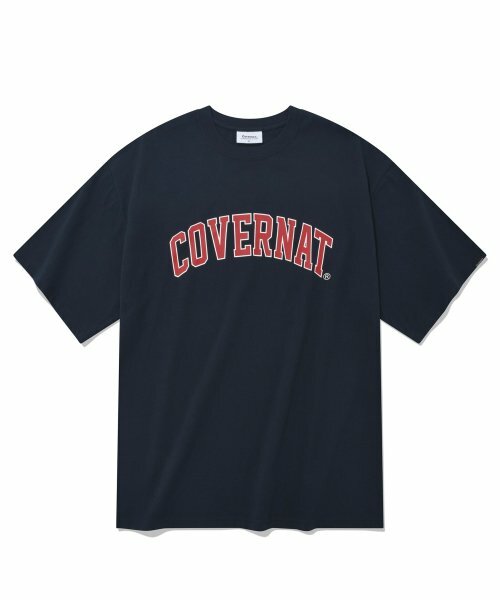 COVERNAT 拱形LOGO T恤 短袖 海軍藍