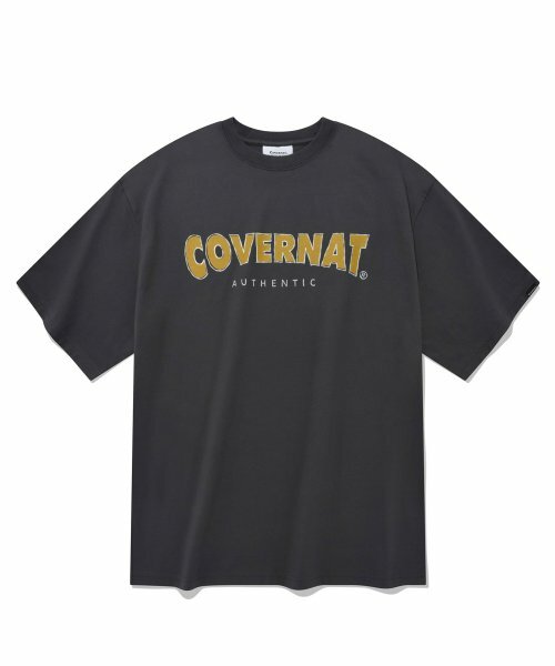 COVERNAT 繪圖LOGO T恤 短袖 木炭黑