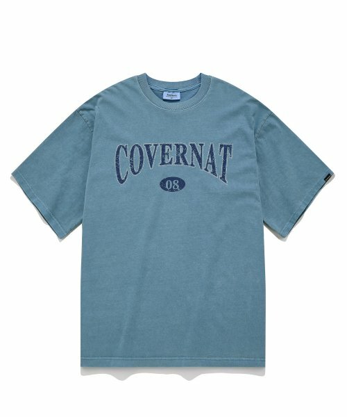 COVERNAT 拱形LOGO T恤 短袖 藍色