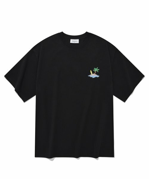 COVERNAT 繪圖衝浪者 T恤 短袖 黑色