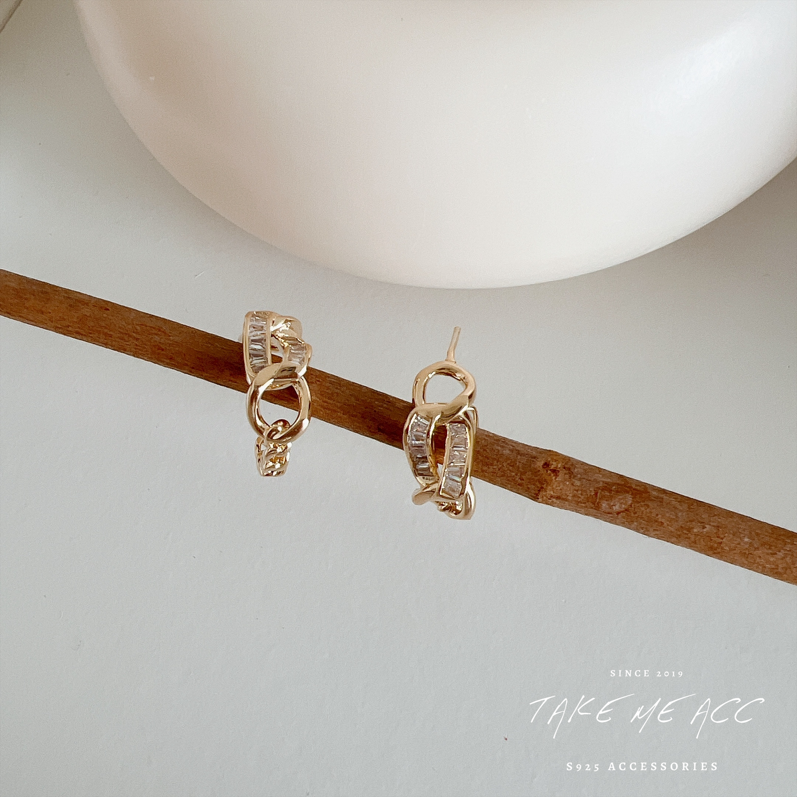 時空漫步｜純銀針耳環