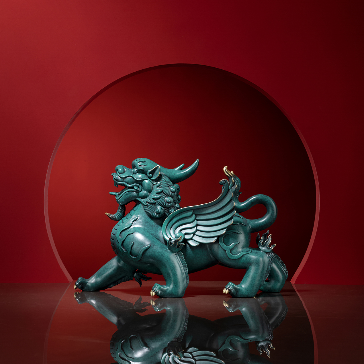 威猛貔貅(富貴綠)