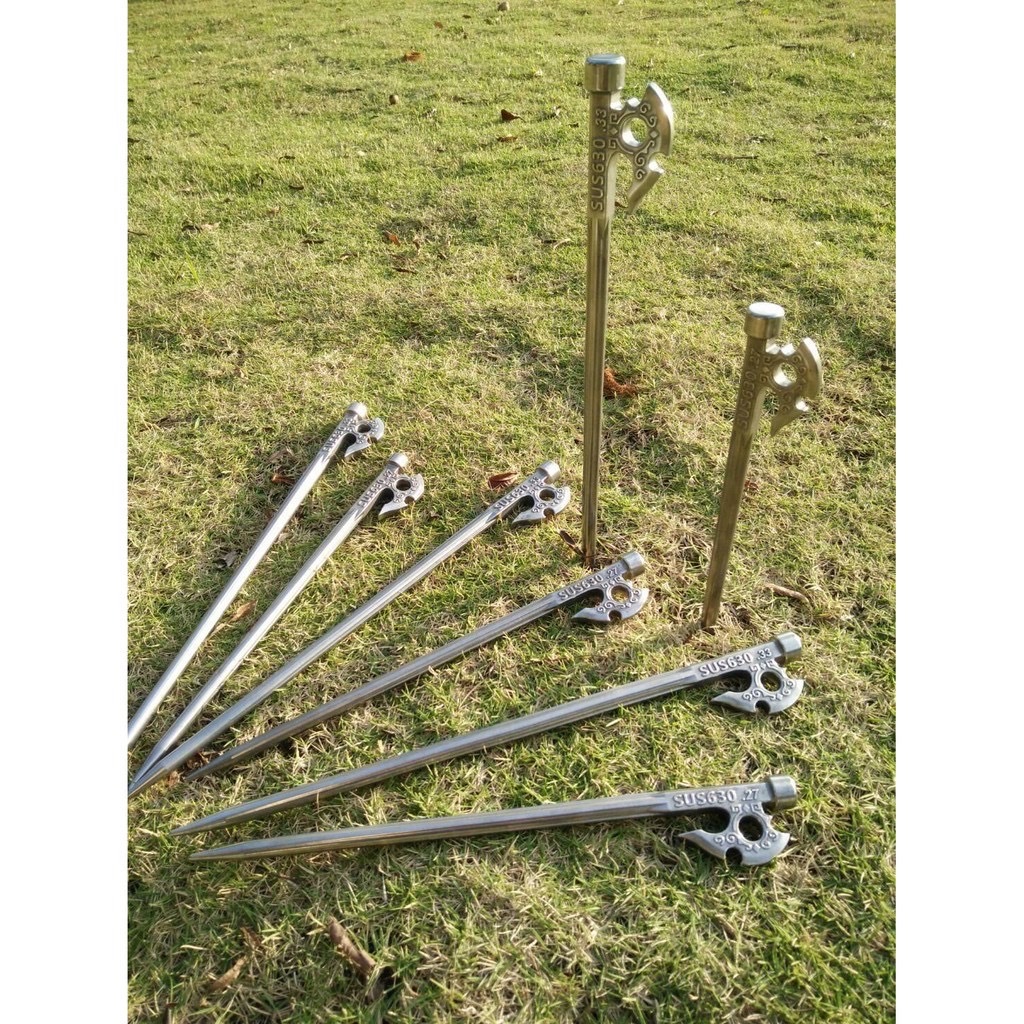 TK  22 神斧釘 振動版 親民版 振動版 神斧釘振動版 SUS630 不鏽鋼釘 營釘 戶外 露營 天幕 帳篷