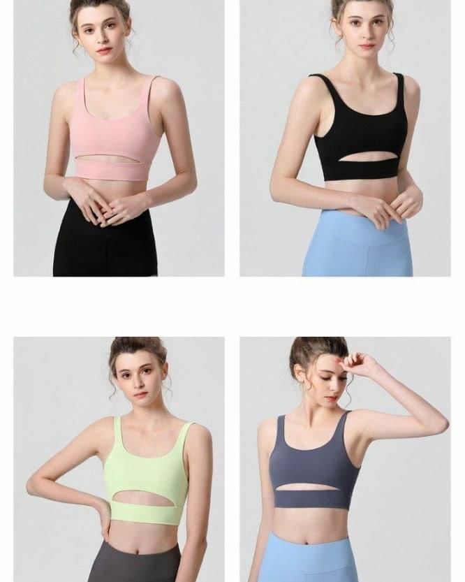 Lululemon‍高強度🧘瑜伽運動背心💖連胸墊