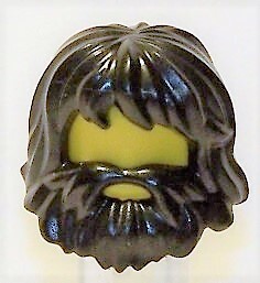 Lego 87999 Minifigure, Hair Beard and Mouth Hole