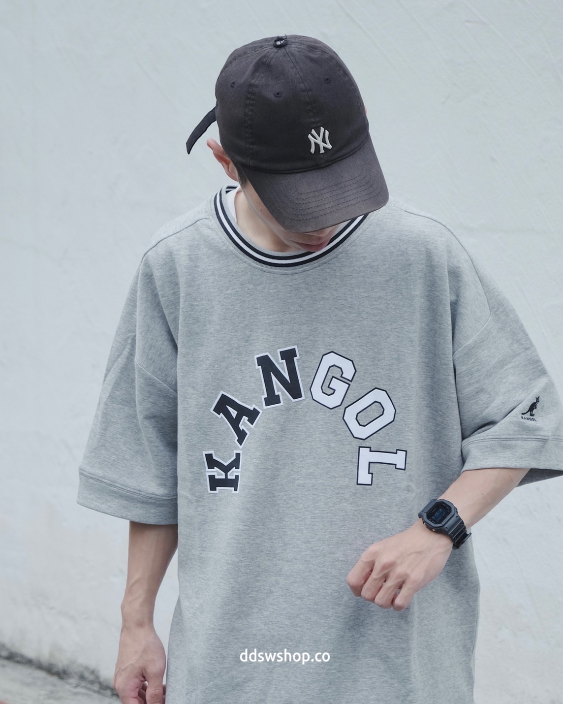 KANGOL 短袖 美式logo 寬版 CityBoy 落肩