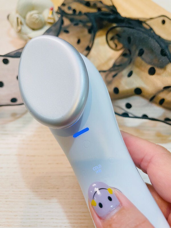 野姜花胡蝶+波掬子推薦冷暖緊膚震動按摩美容導入儀，保養事半功倍