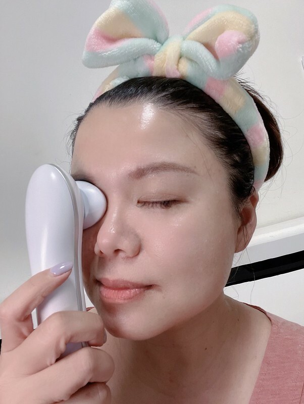 野姜花胡蝶+波掬子推薦冷暖緊膚震動按摩美容導入儀，保養事半功倍