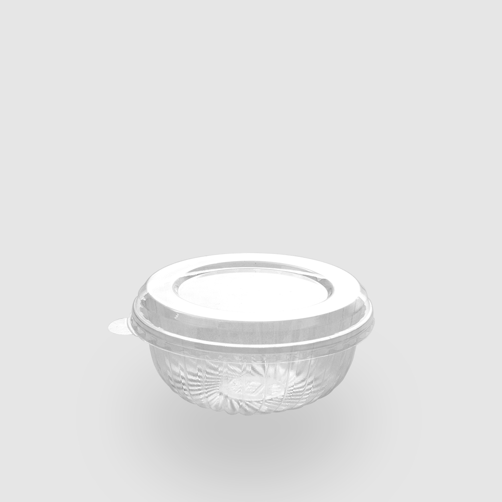 塑膠透明鑽石碗 400ml