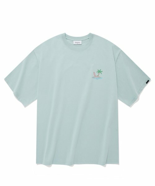 COVERNAT 繪圖衝浪者 T恤 短袖 藍色