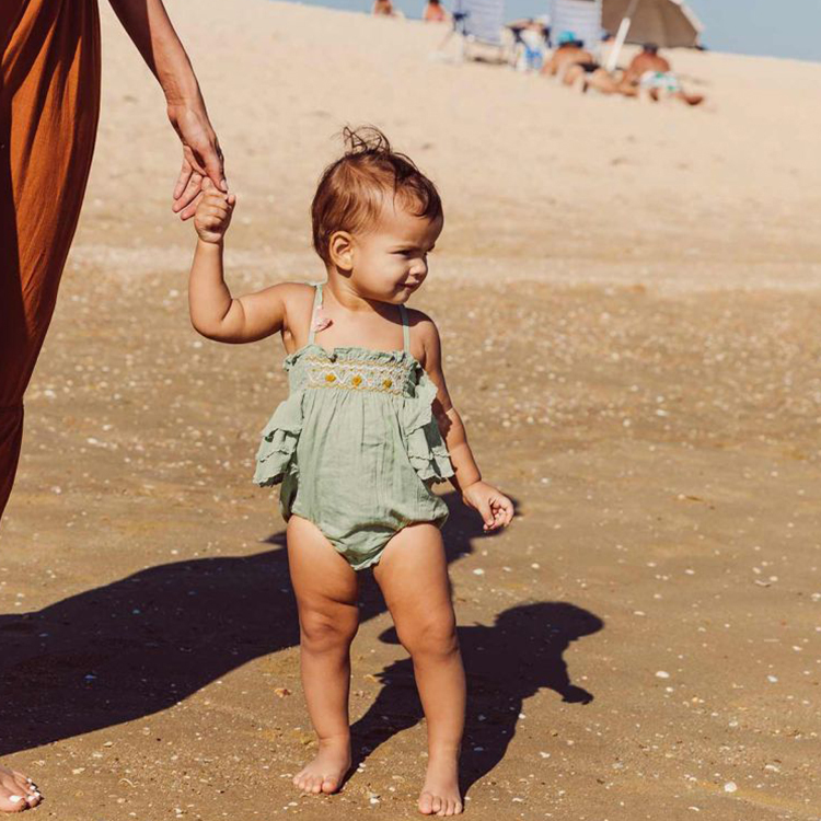 Louise Misha-Emmaline Rompers(Olive)