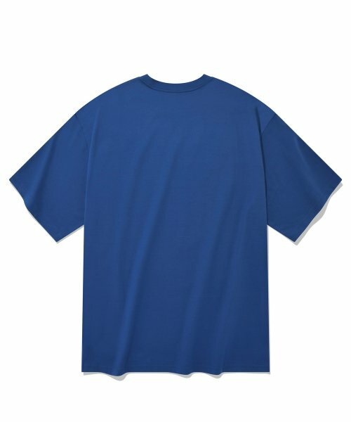 COVERNAT  AUTHENTIC白字Logo T恤 短袖 藍色