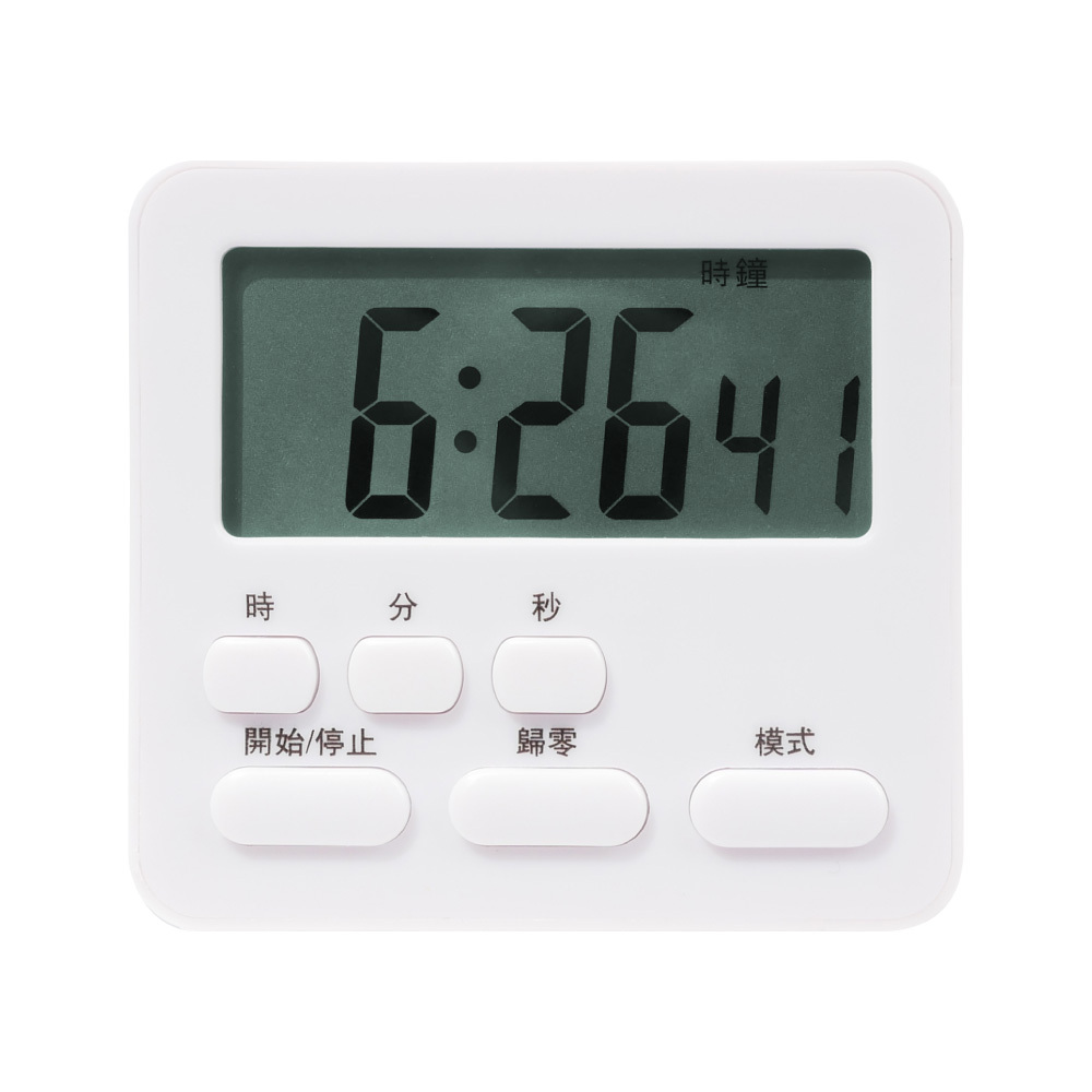 經典款正倒數計時器-白色