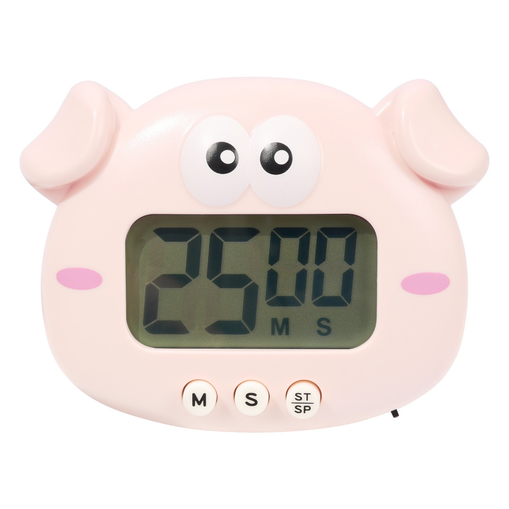 動物造型正倒數計時器-豬