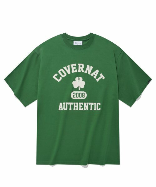 COVERNAT  三葉草 T恤 短袖 綠色