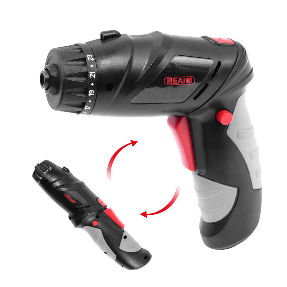 REAIM 萊姆4.8V充電鑽起子機45件組