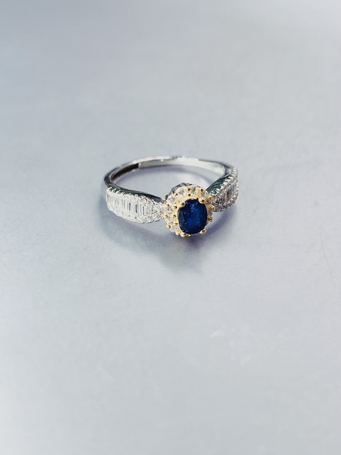 皇室高尚02丨藍寶石銀戒丨九月